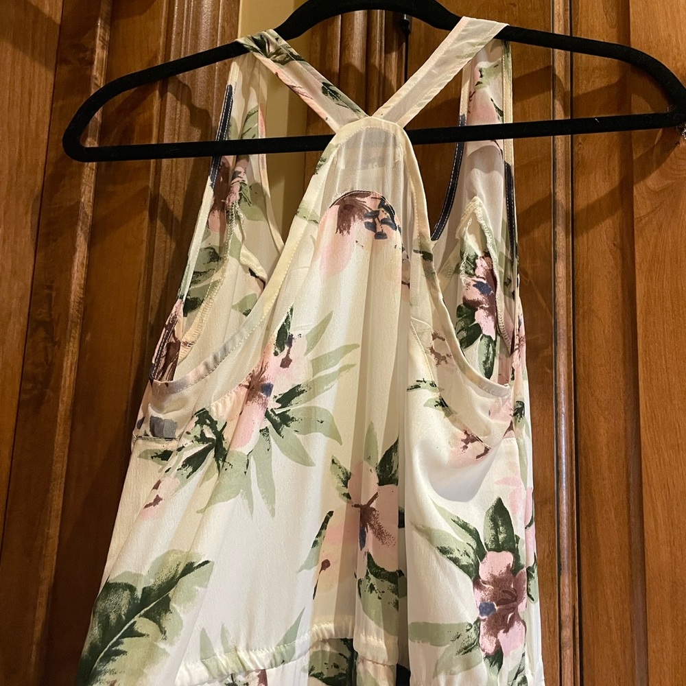 Bar III Maxi White Dress - Floral